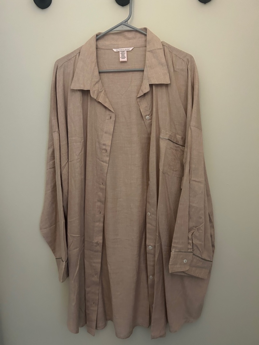 Victoria's Secret Light Tan Women’s Sleep Shirt